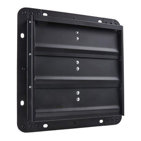 VEVOR black finish complements rooms while delivering robust ventilation