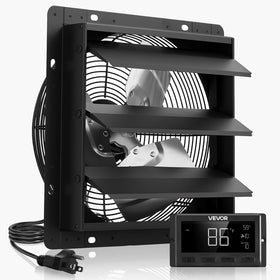 VEVOR 10-inch wall-mounted exhaust fan main unit for attic ventilation and air freshness