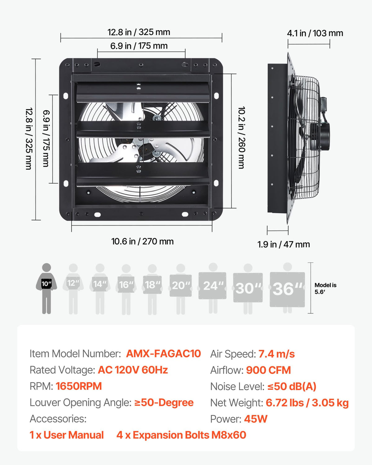 VEVOR wall-mounted unit promotes air exchange and cooling on hot days