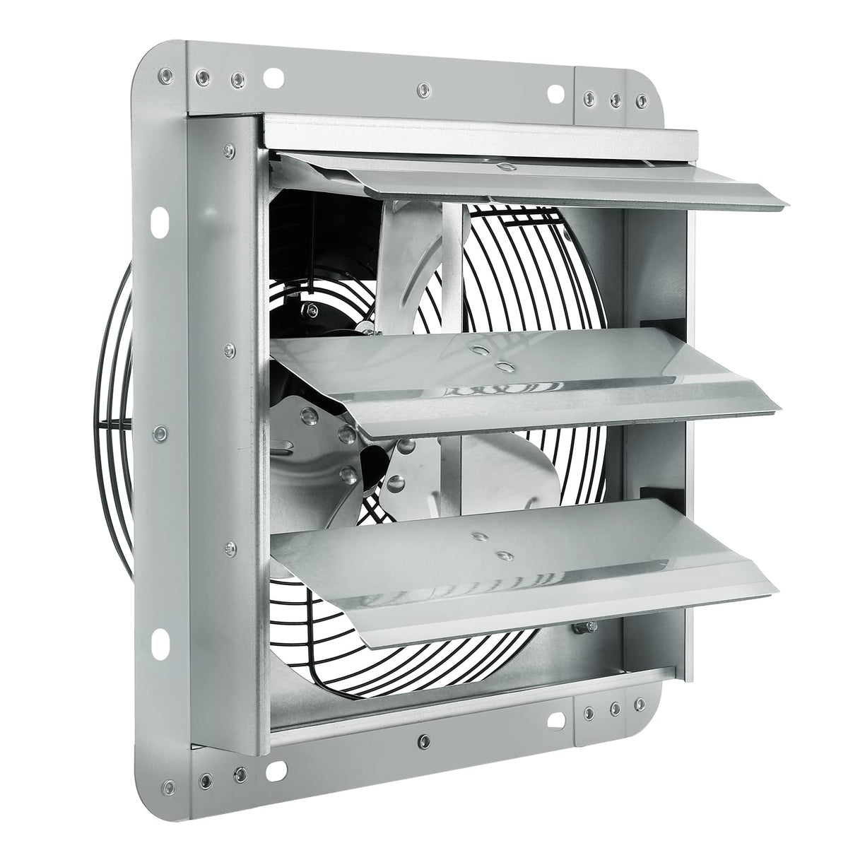 VEVOR 10-inch shutter exhaust fan wall-mount in action for fast room cooling.