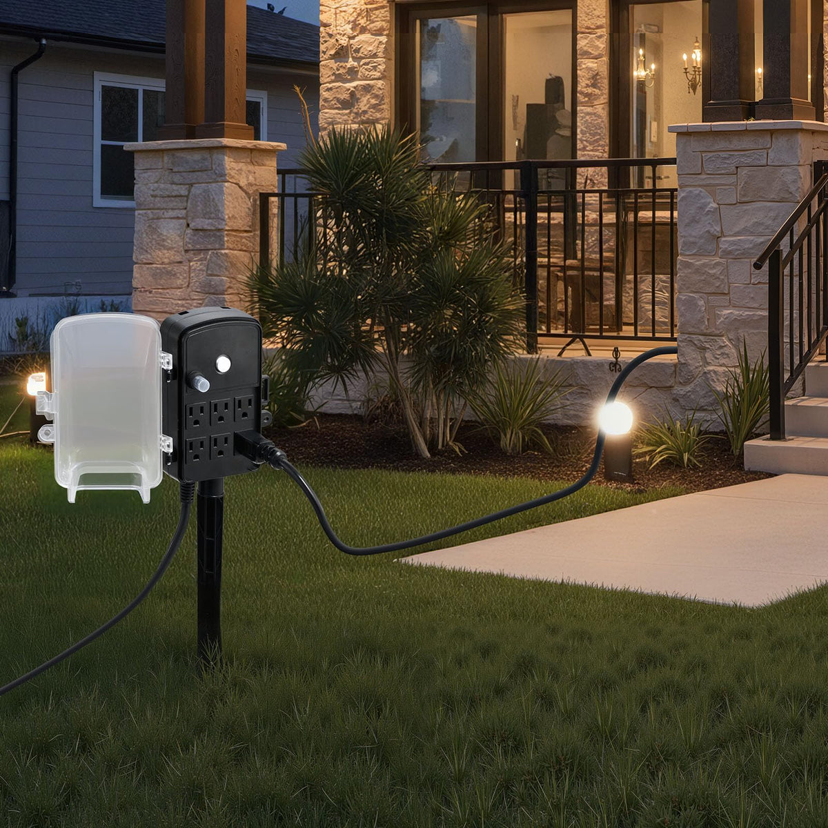 VEVOR overload protection helps prevent overloading outdoor circuits