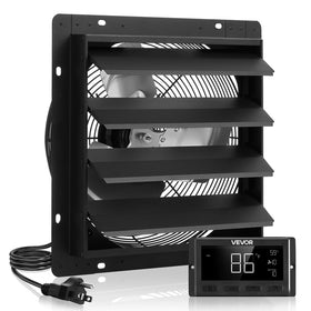 VEVOR 14-Inch Exhaust Fan front view showing high airflow potential for attic cooling