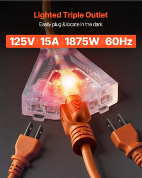 VEVOR 15A circuit breaker protects tools and circuits.