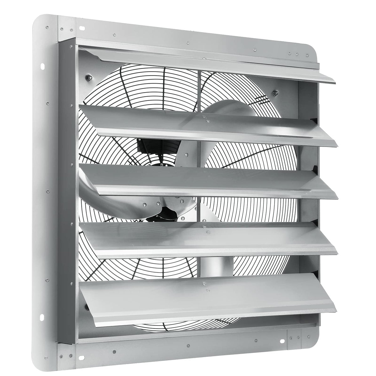 VEVOR 24-inch exhaust fan front view showing high airflow for busy spaces.