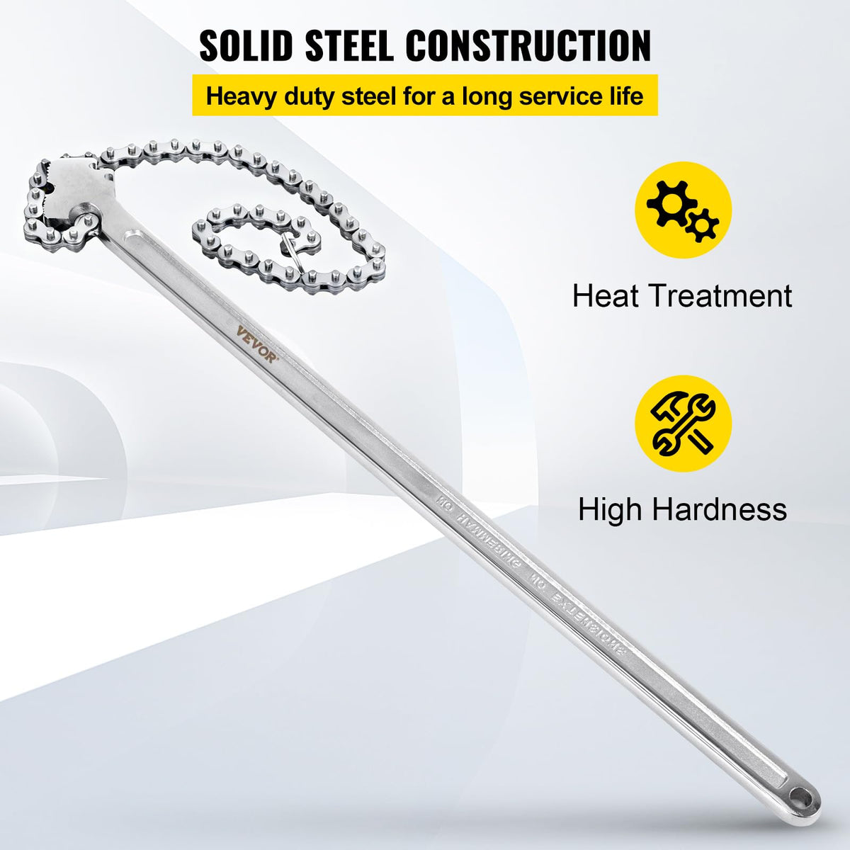 VEVOR ergonomic handle provides comfortable grip during twisting tasks