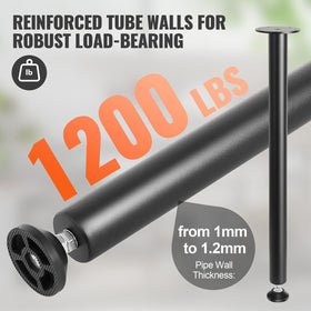 VEVOR legs with welded mounting plate demonstrating durable attachment point