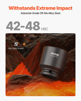 VEVOR 29-socket collection with broad size range for diverse fasteners.