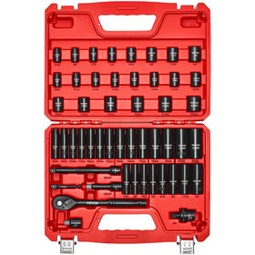 VEVOR 3/8 drive impact socket set case for organized on-site storage