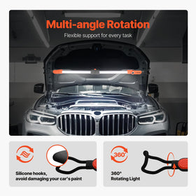 VEVOR 360° rotating hook adjusts light angle easily.