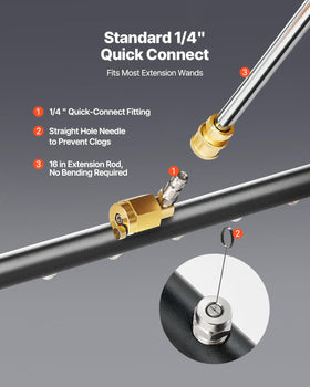 4000 psi high-pressure washer handles tough grime on concrete.