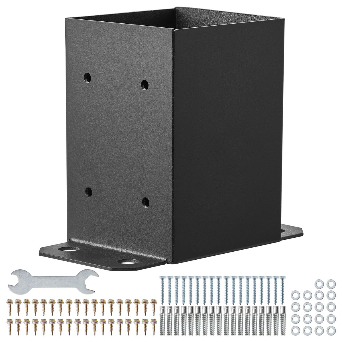 VEVOR base bracket packaging and accessories for quick setup