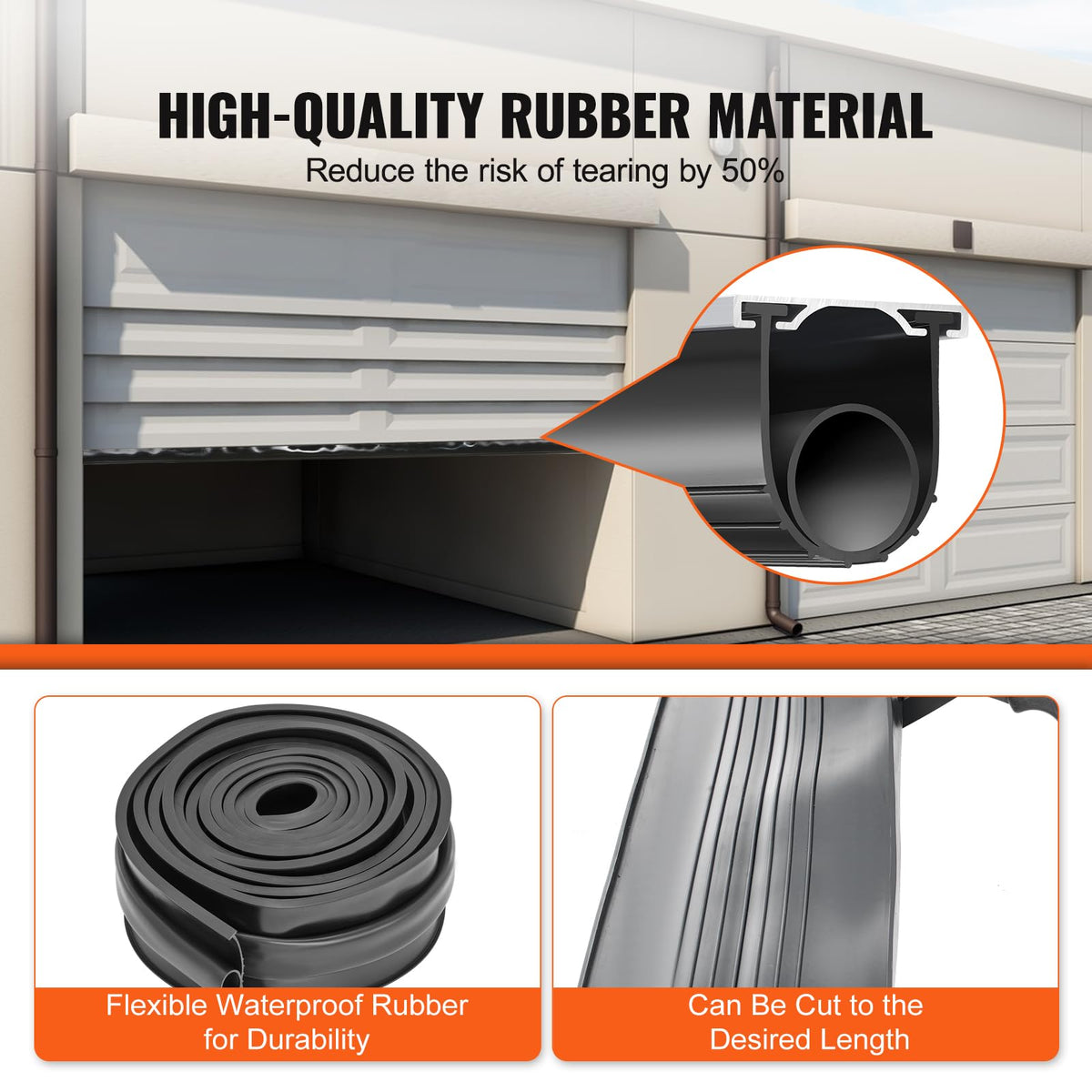 VEVOR 5/16-inch T-ends ensure secure, reliable installation.