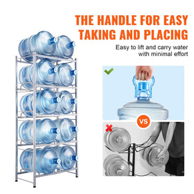 VEVOR adjustable feet protect floors and level the rack.