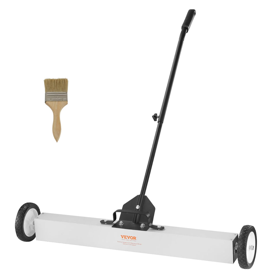VEVOR 55lbs rolling magnetic sweeper with 36-inch magnet for efficient debris pickup