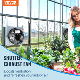 VEVOR 820 CFM high-speed airflow provides rapid heat and humidity reduction.