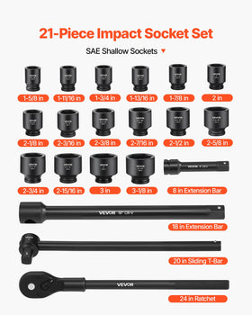 VEVOR 8-inch extension bar for reach and leverage