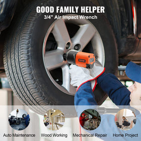 VEVOR ergonomic grip reduces fatigue during long fastening sessions.
