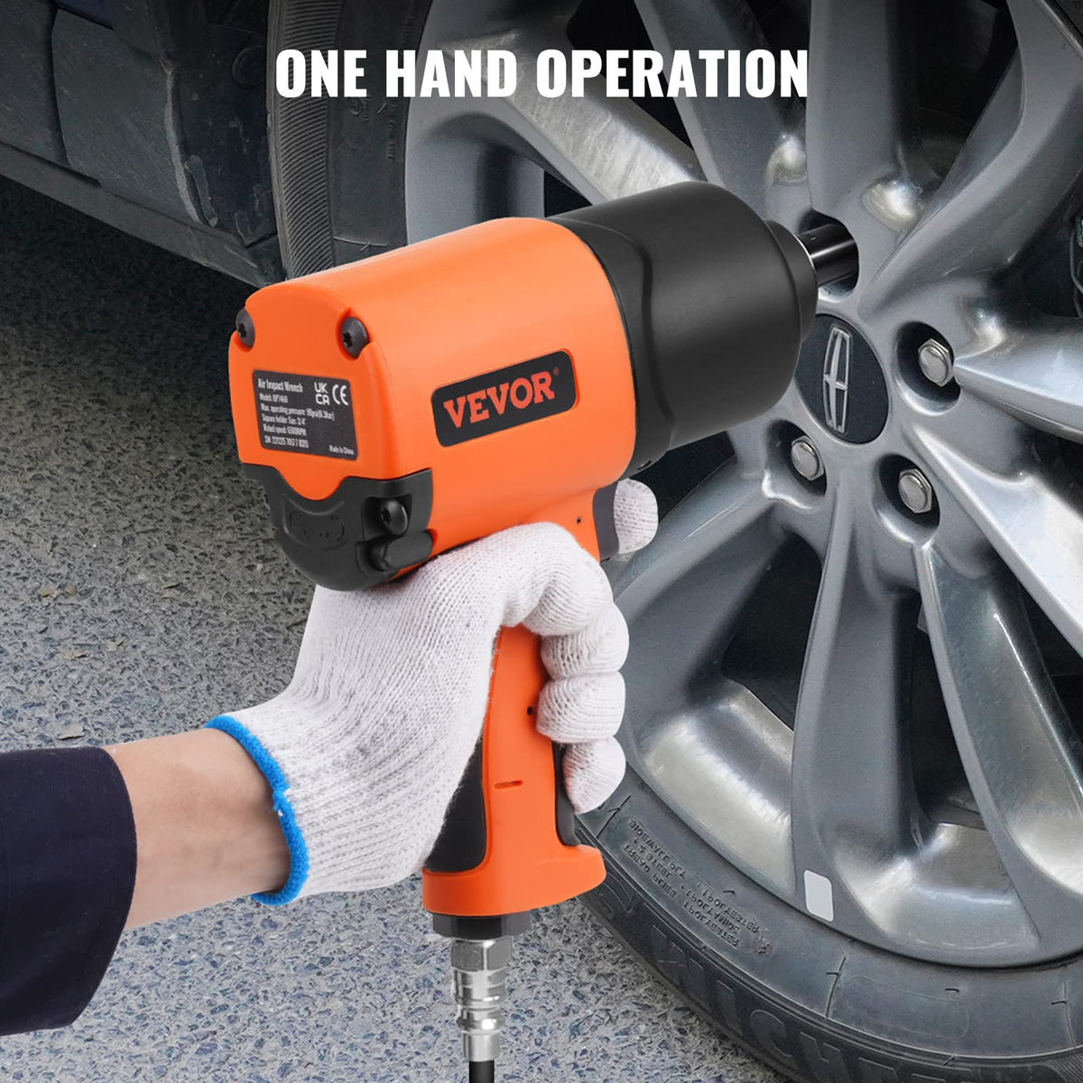 VEVOR optimized air consumption helps balance compressor workload.
