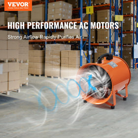 VEVOR air mover extended ducting for flexible intake or exhaust setups.