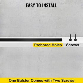 VEVOR includes self-tapping screws to simplify mounting.