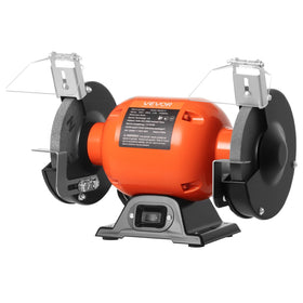 VEVOR bench grinder 6inch base provides stable support for sharpening tasks
