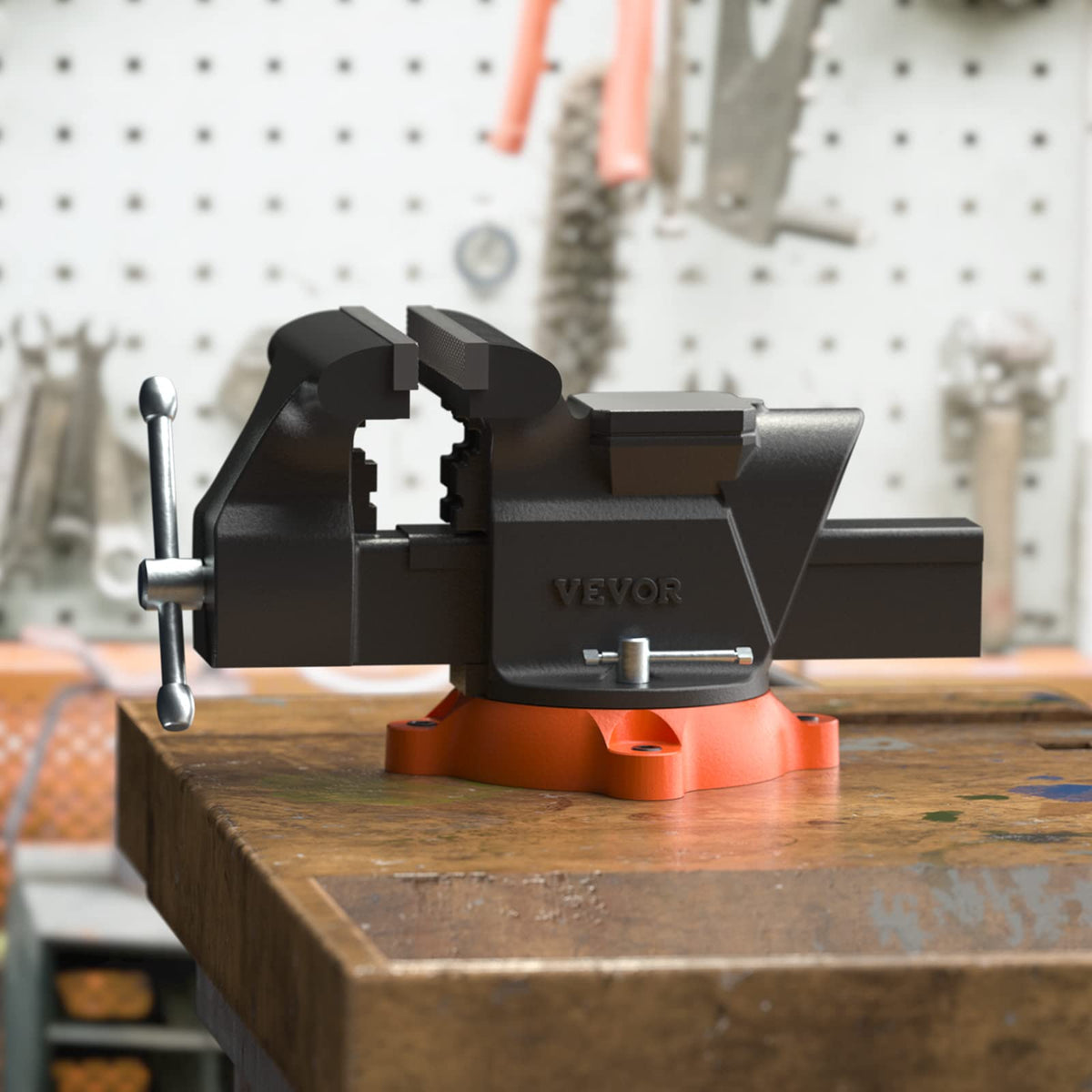 VEVOR bench vise pipe clamp range supports tubes