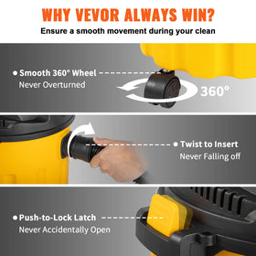 VEVOR blowing mode helps clear leaves and hair from surfaces.