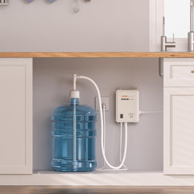 VEVOR Bottled Water Dispenser Pump System inlet pipe enables easy bottle connection and steady flow