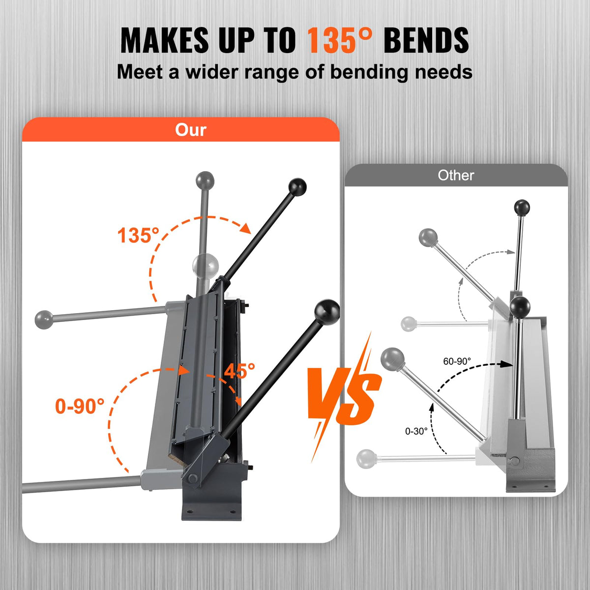 Heavy-duty steel construction delivers durable performance in busy shops.