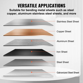 Broad material compatibility supports steel, aluminum, copper, and more.