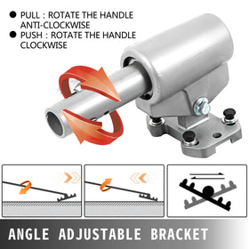 VEVOR Bull Float rigid mounting base increases stability on uneven surfaces