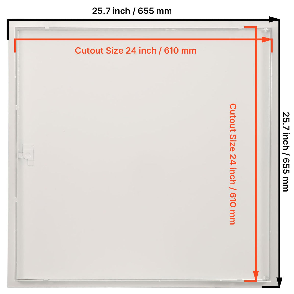 VEVOR ceiling or wall installation options for versatile mounting.