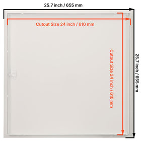 VEVOR ceiling or wall installation options for versatile mounting.