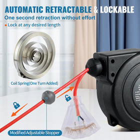 VEVOR ceiling or wall mount compatibility saves space in tight areas