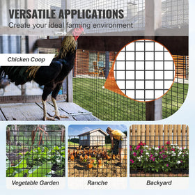 VEVOR hardware cloth in a chicken coop enclosure application