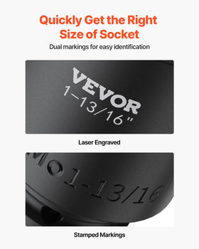 VEVOR chrome vanadium construction resists wear under heavy use.