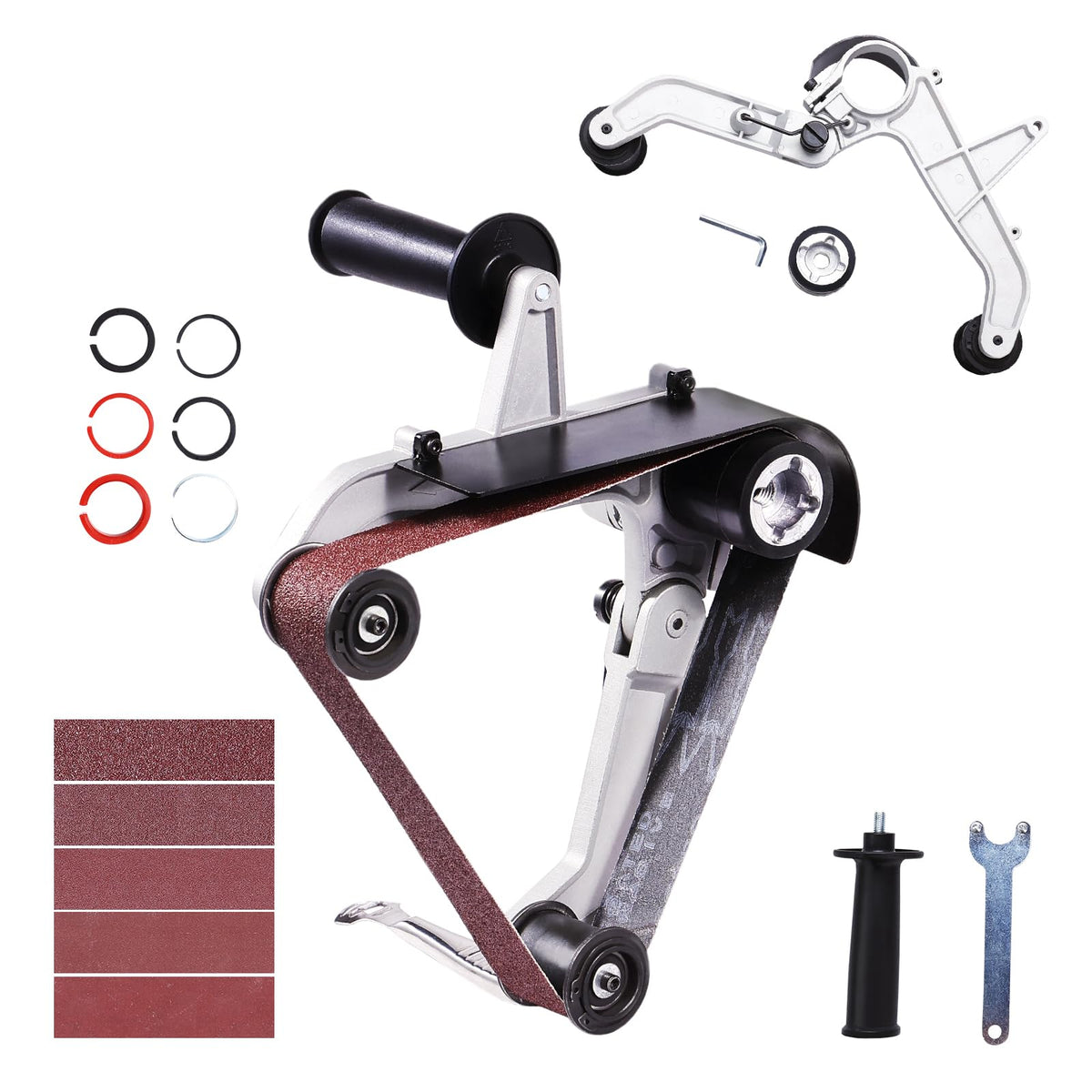 VEVOR compact-lightweight-design-angle-grinder-attachment aids precise work in tight spaces.