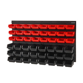 Craft-room storage keeps beads and supplies neatly organized