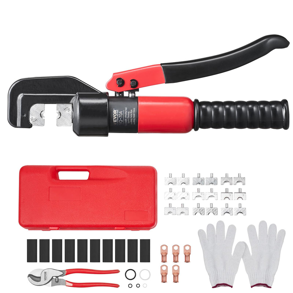 VEVOR crimping tool with 6T pump for effortless crimps