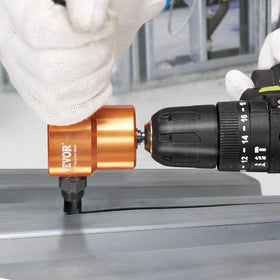 VEVOR curved and straight cutting demonstration in metalworking projects.