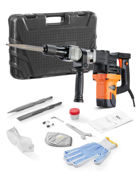 VEVOR Demolition Jack Hammer 1400W motor close-up showing power and build quality