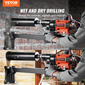 VEVOR Diamond Core Drill stand with guide rail for stable drilling