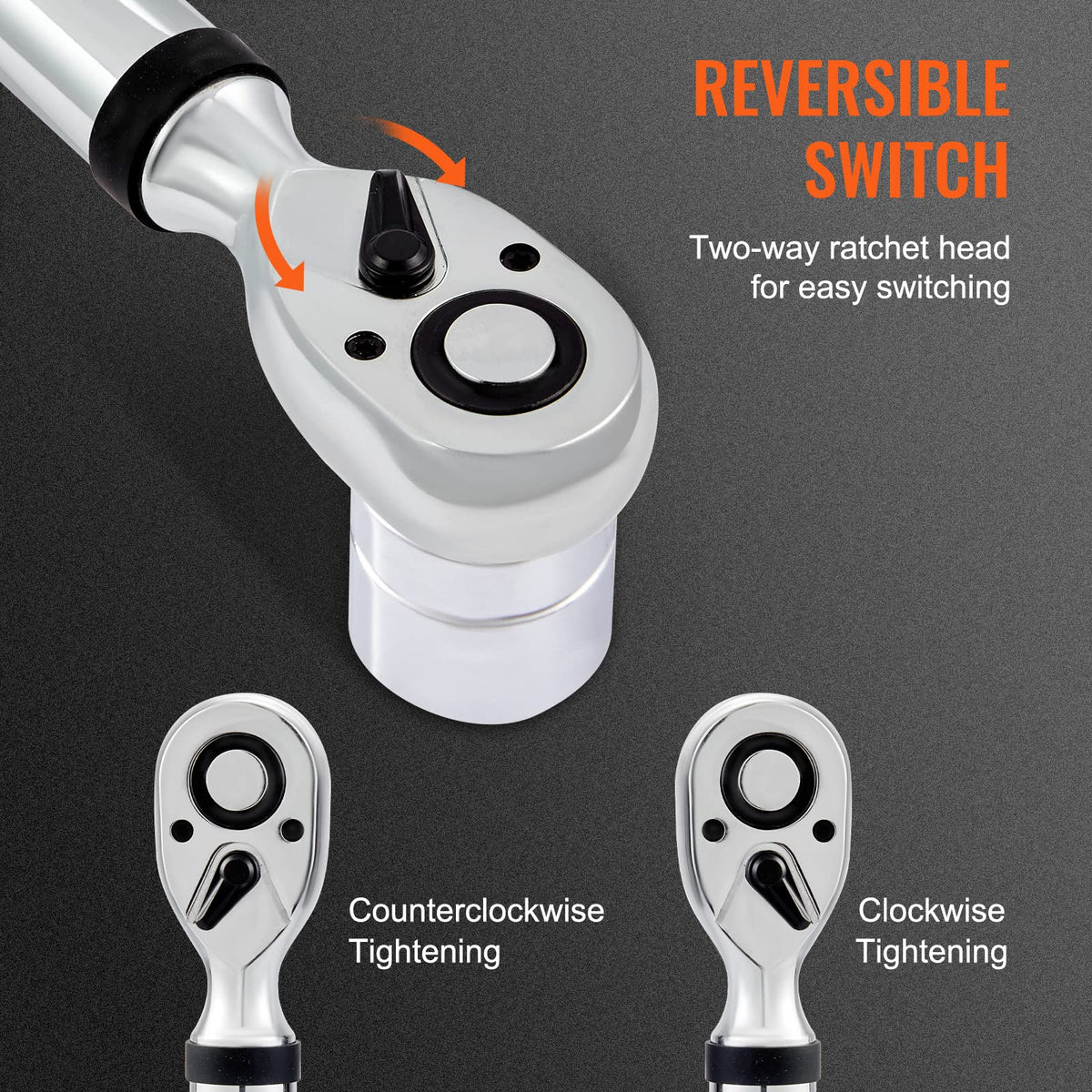 Audible beep reminder when preset torque is reached on VEVOR tool