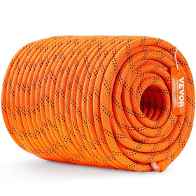 VEVOR double braided polyester rope coil for easy handling and storage.