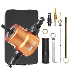 VEVOR double head nibbler attachment for versatile sheet metal cutting.