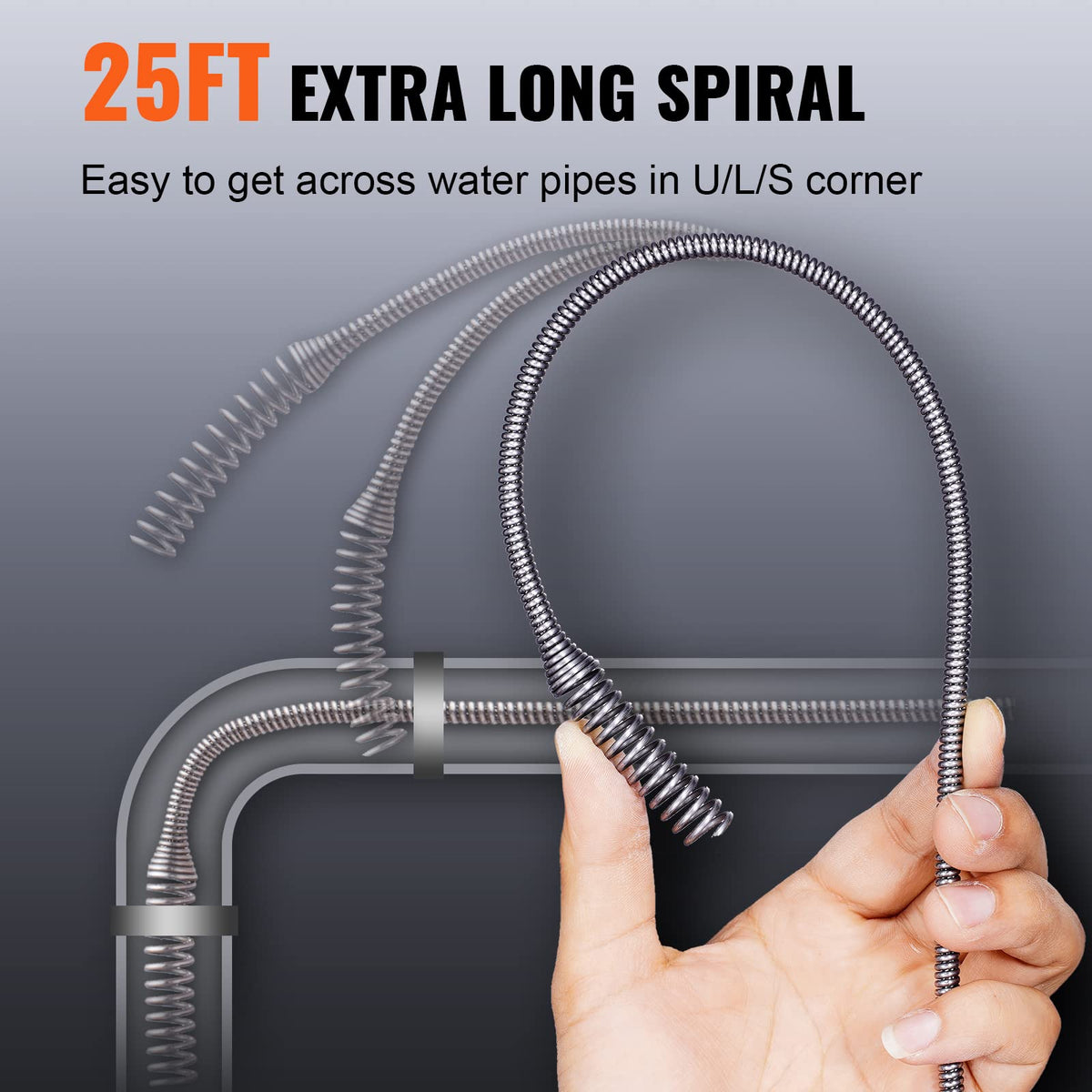 VEVOR toilet protection hose prevents surface scratches during dredging
