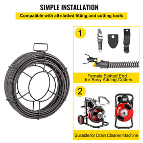 VEVOR quick-change blades for easy tool setup during maintenance.