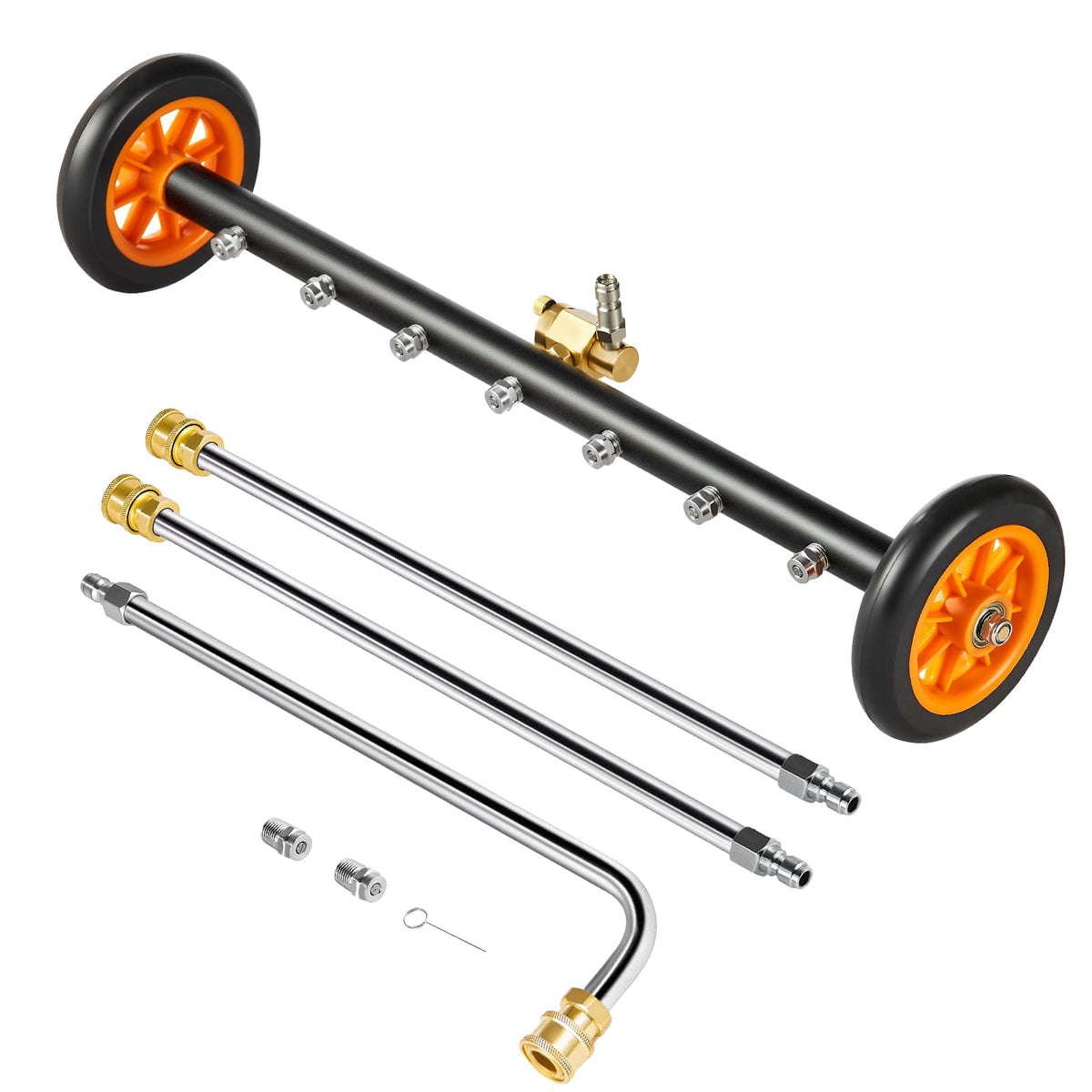 All-in-one system ideal for driveways, patios, and decks.