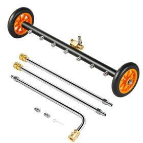 All-in-one system ideal for driveways, patios, and decks.