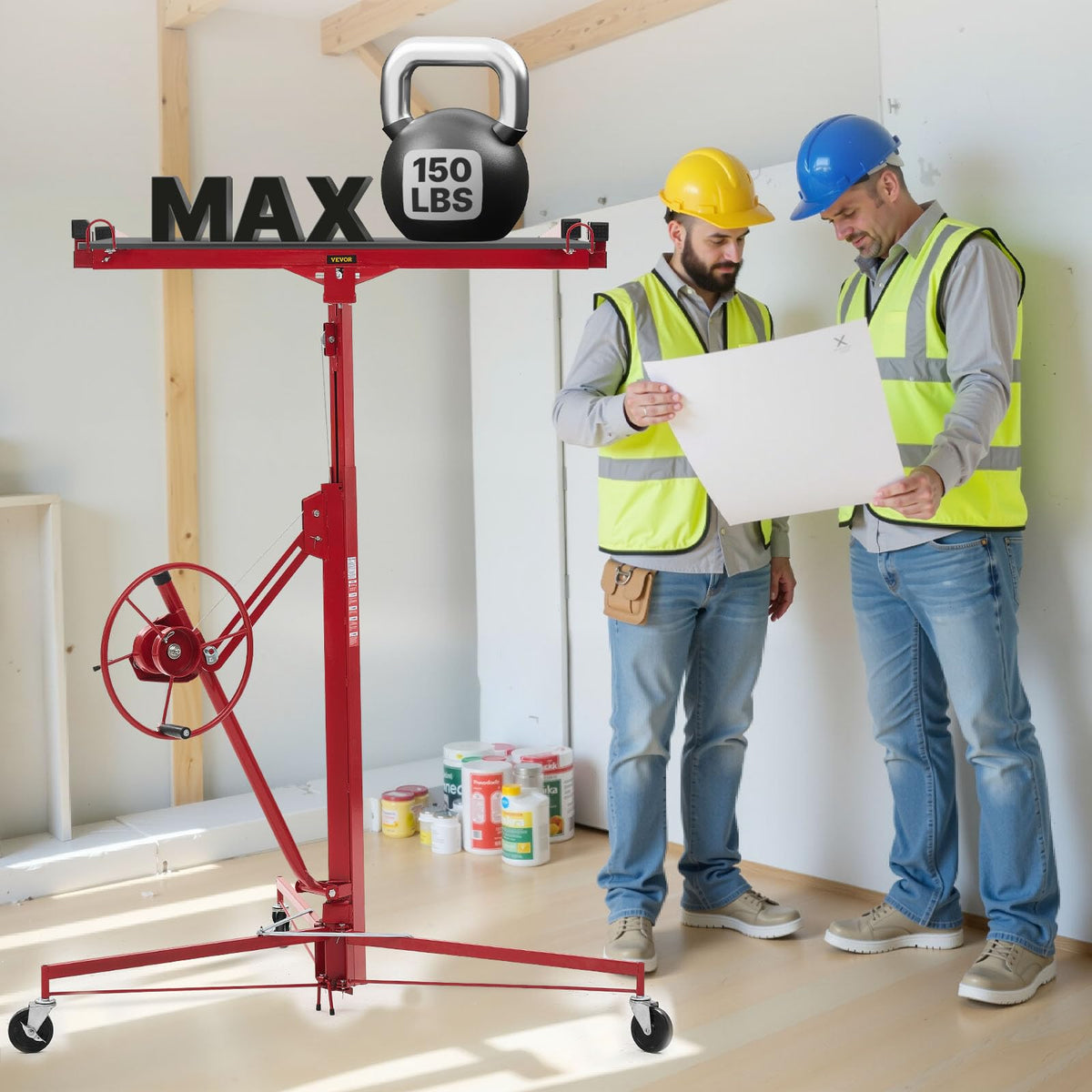 VEVOR ceiling and wall installs become smoother with lift